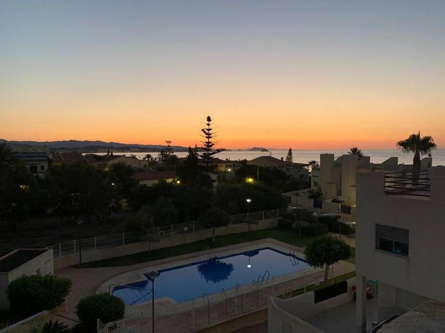 Apartamento En Marina Beach Con Vistas Al Mar El Pozo del Esparto Bagian luar foto