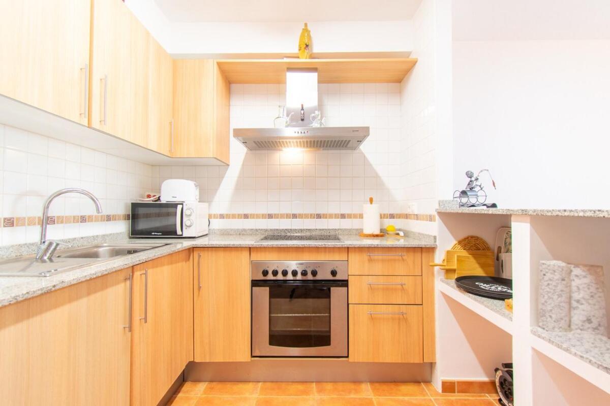Apartamento En Marina Beach Con Vistas Al Mar El Pozo del Esparto Bagian luar foto