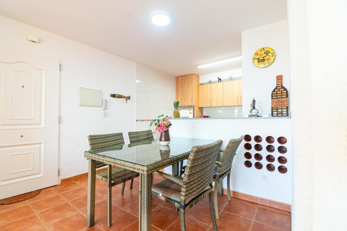 Apartamento En Marina Beach Con Vistas Al Mar El Pozo del Esparto Bagian luar foto