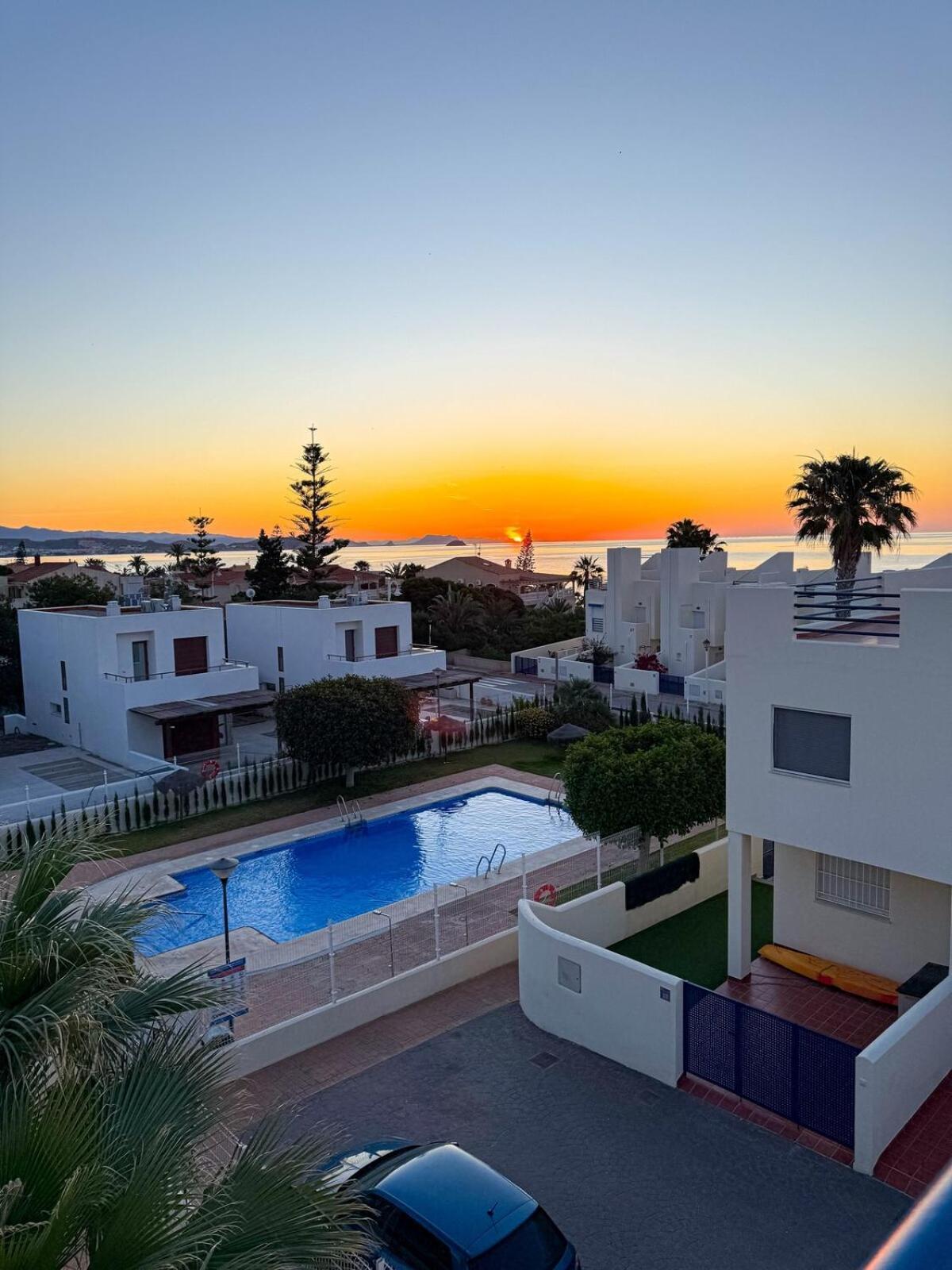 Apartamento En Marina Beach Con Vistas Al Mar El Pozo del Esparto Bagian luar foto