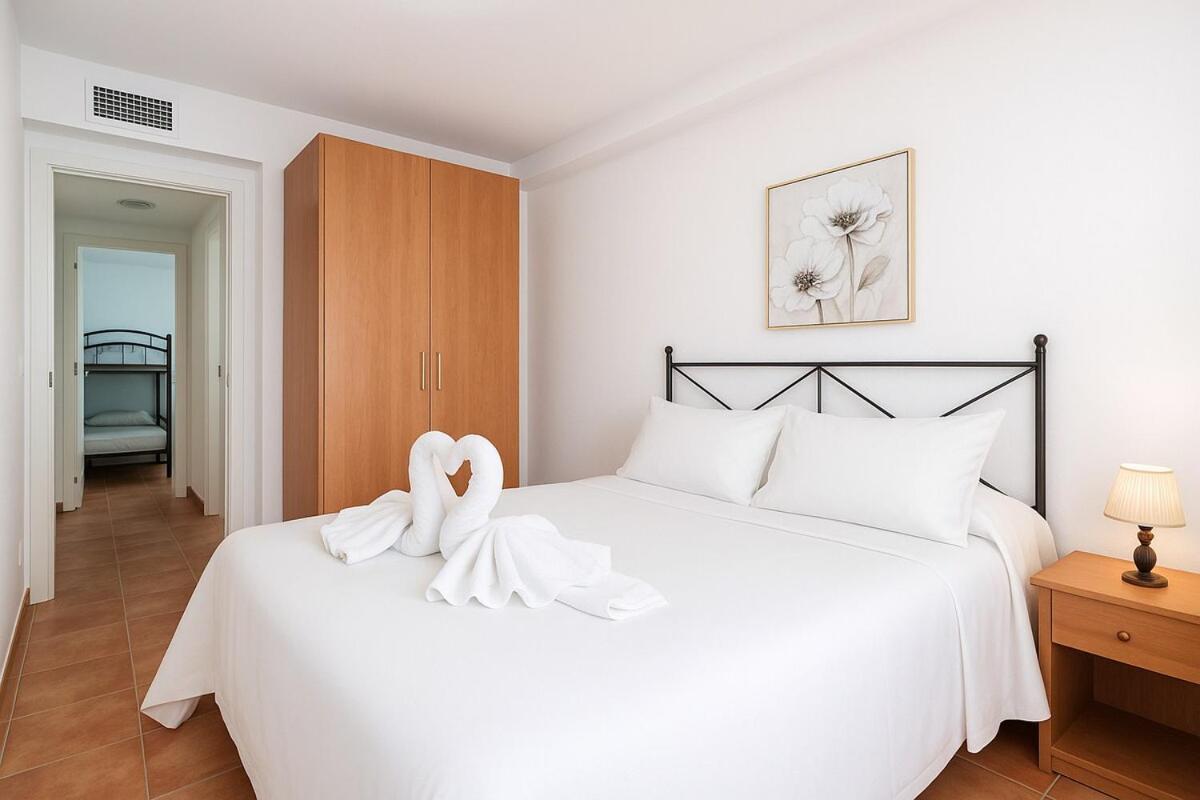 Apartamento En Marina Beach Con Vistas Al Mar El Pozo del Esparto Bagian luar foto